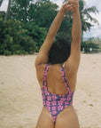 Amanda One Piece - Spotted Hibiscus