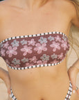 Clementine Top - Hibiscus Crush