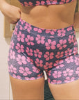 Beth Shorts - Spotted Hibiscus