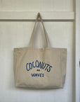 Coconuts and Waves Large Canvas Bag