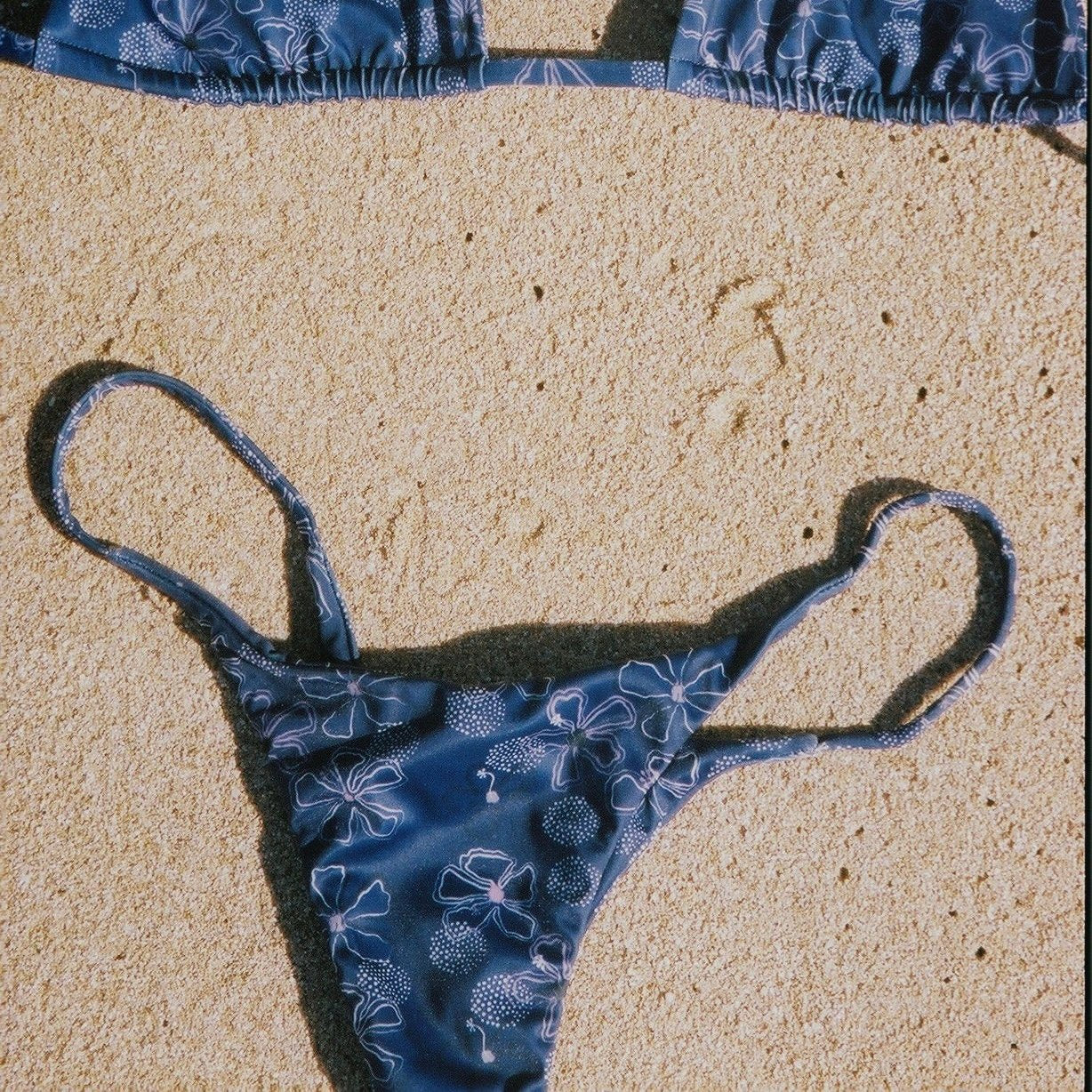 Kayla Bottom Sample in Salty Hibiscus – OutOfTheBlueSwim