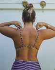 Coral Top - Banana Stripe