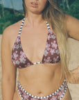 Kasey Top - Hibiscus Crush