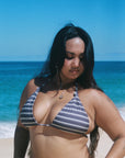 Carol Top - Banana Stripe