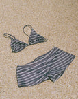 Coral Top - Banana Stripe