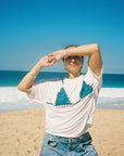 Bikini Tee - Blue Floral