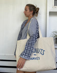 Coconuts and Waves Large Canvas Bag